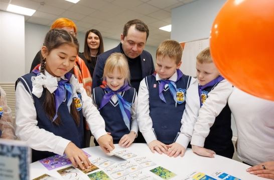 В поселке Печенга Мурманской области открыли новый корпус школы им. М.С. Попова