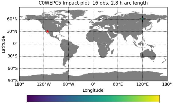 Астероид COWEPC5 не опасен и полностью сгорит над Якутией, заявил астроном0